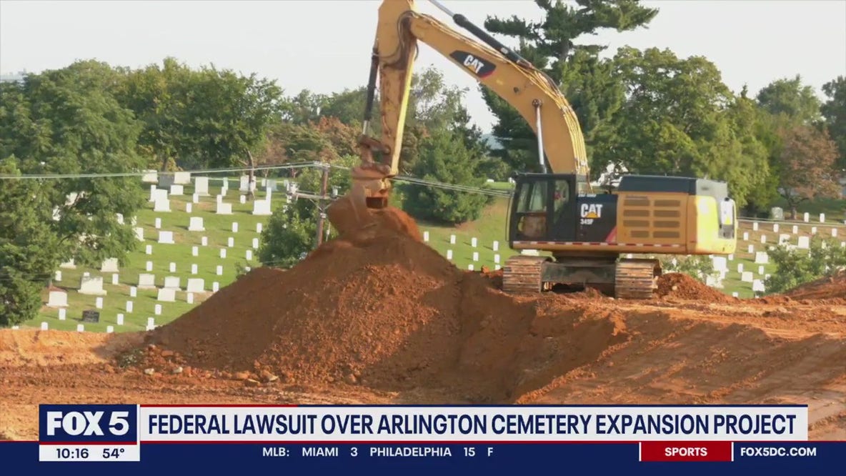 Federal lawsuit over Arlington Cemetery expansion project